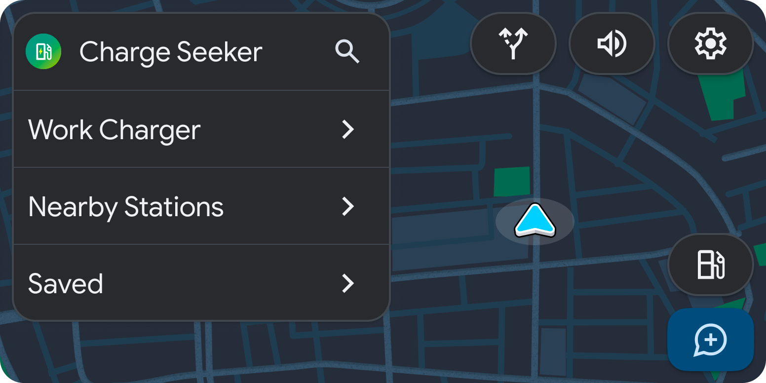 Android for Cars 官方地图与分类列表示例,非量产车实拍